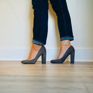 Jessica Simpson Belemo Block Heel gray